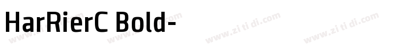 HarRierC Bold字体转换